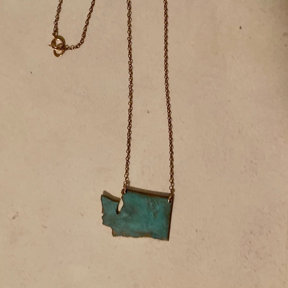 Washington State gold filled necklace - Picture 9 of 16